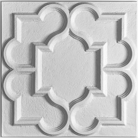 Ceilume Victorian 2ft x 2ft White Ceiling Tile V1-VICTOR-22WTO